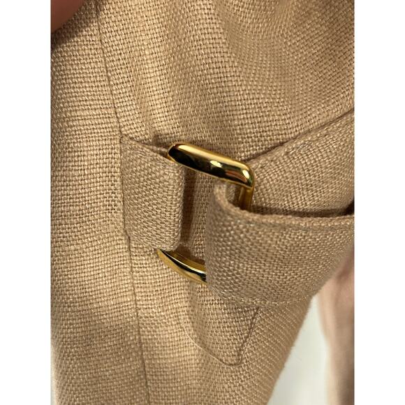 Kulson Beige Hemp/Linen-Blend Blazer – Size US 6; Made in Italy - Picture 4 of 7